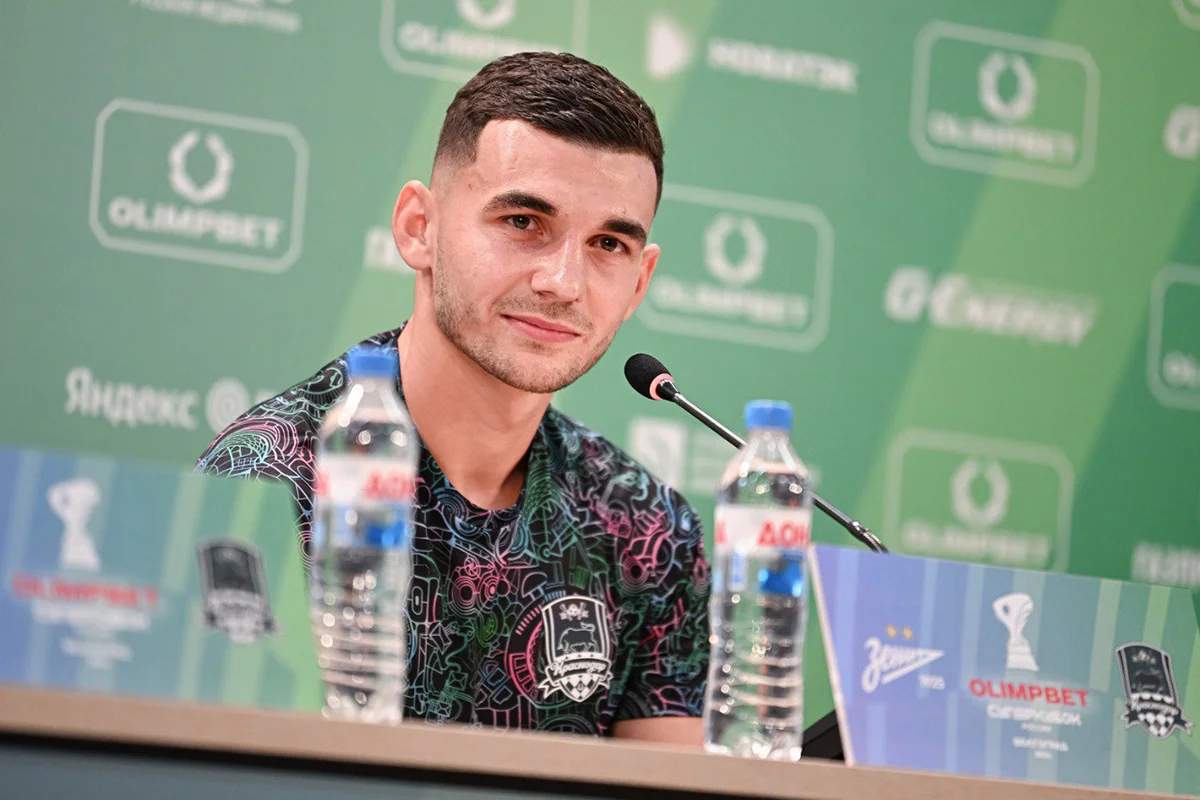 Эдуард Сперцян. Фото: Telegram / @fckrasnodar