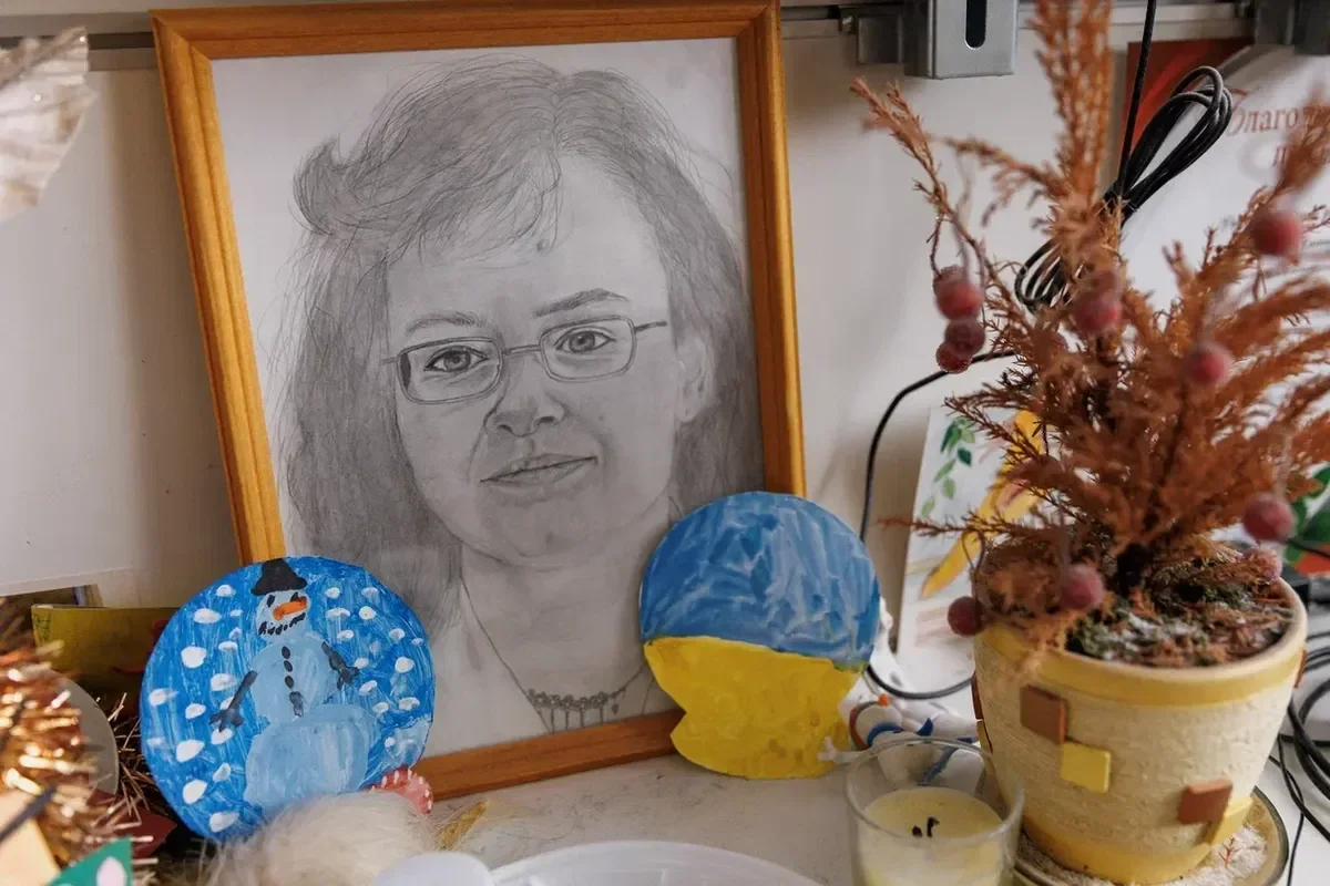 The home of Olga Nazarenko in January. Photo: Yelena Georgieva, Novaya Gazeta Europe