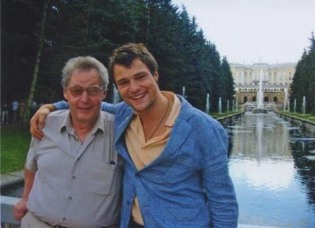 Данила Козловский с отцом Валерием Ивановичем. Фото: Danila Kozlovky