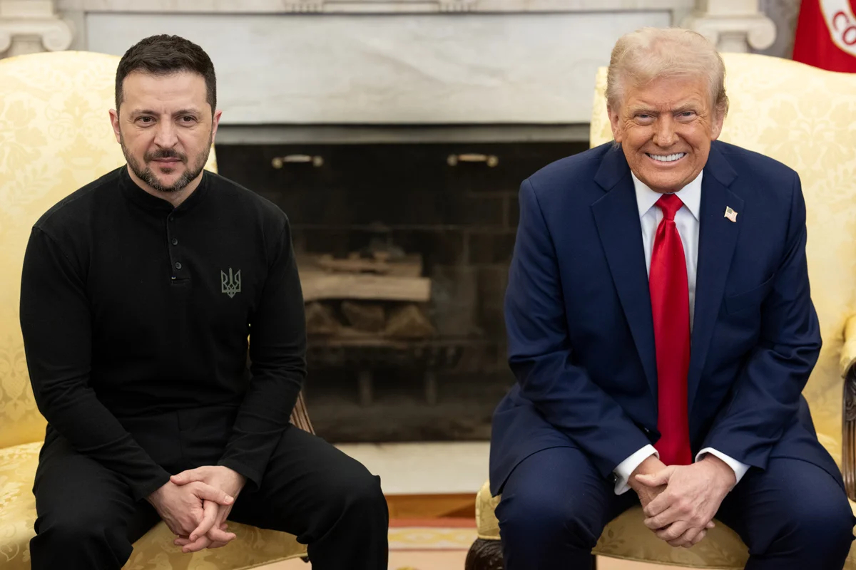 Владимир Зеленский и Дональд Трамп во время их встречи в Белом доме, 28 февраля 2025 года. Фото: The White House / Flickr