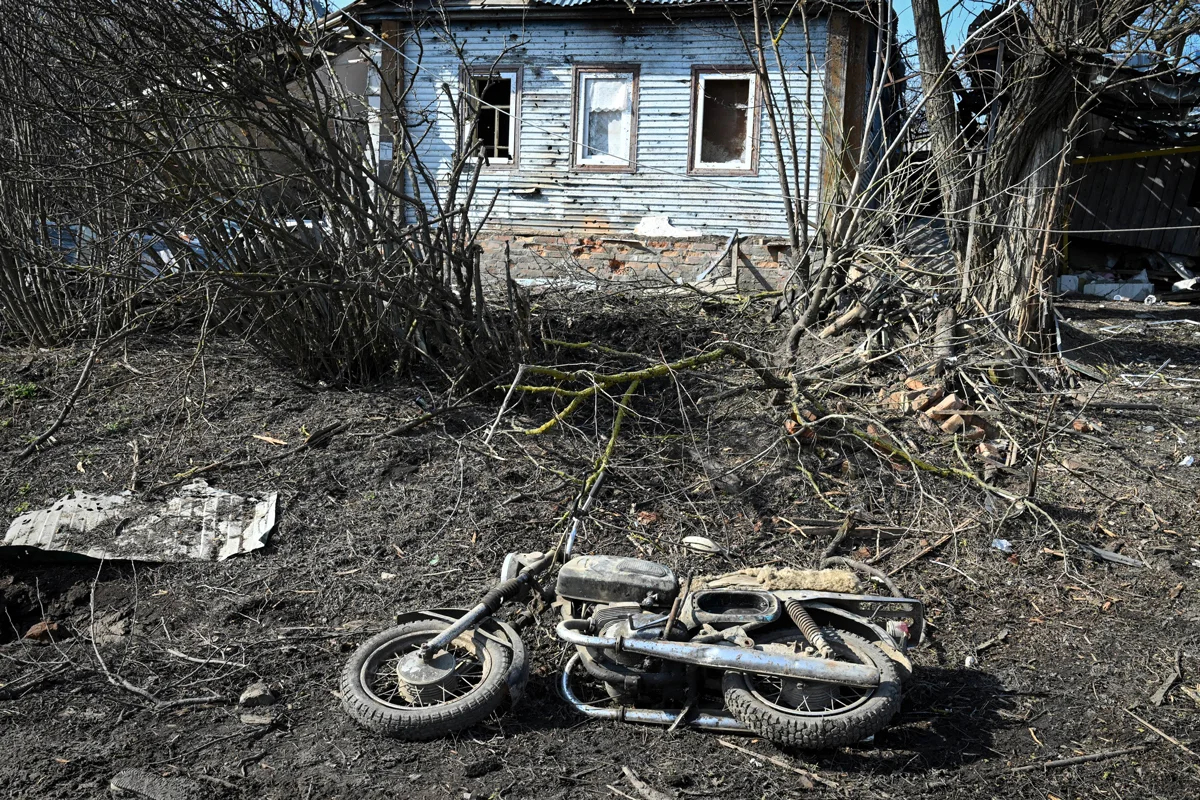Вид на улицу в посёлке Новая Сорочина, Курская область, 9 марта 2025 года. Фото: Станислав Красильников / Спутник / Imago Images / Scanpix / LETA