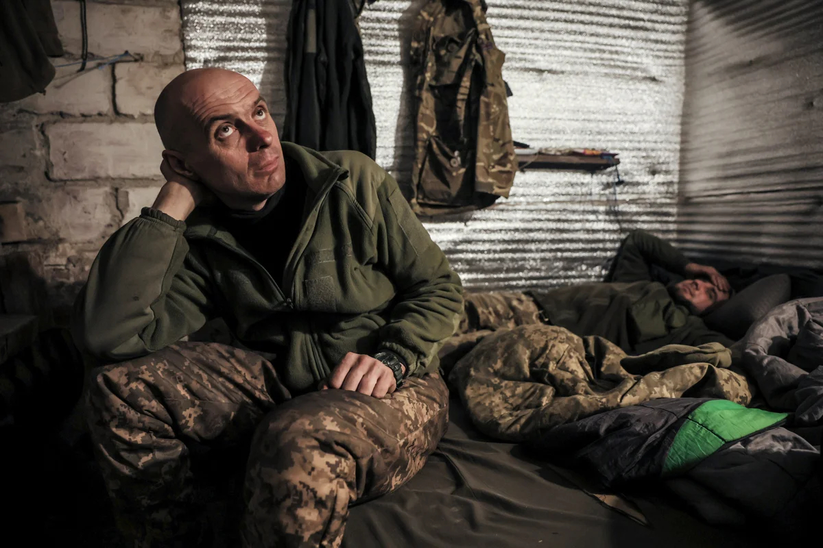 Украинский военнослужащий на позиции возле Часова Яра в Донецкой области, 7 февраля 2025 года. Фото: 24-я отдельная механизированная бригада / EPA