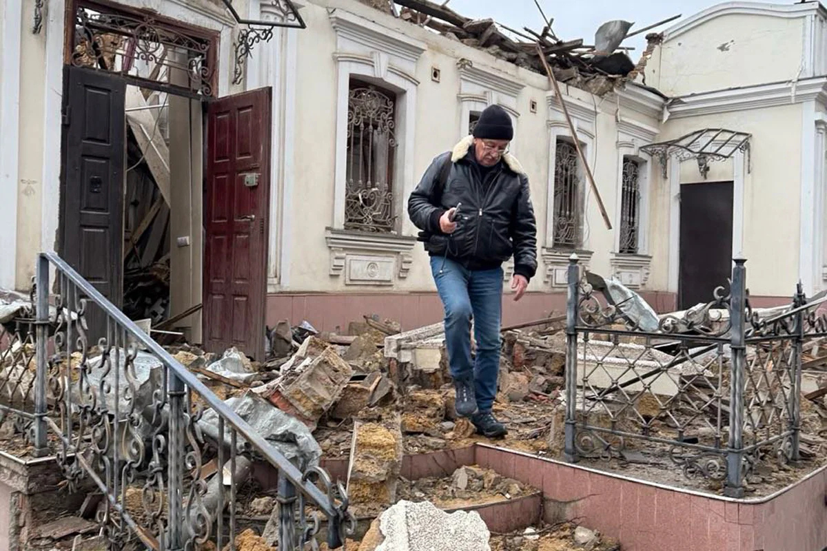 Олег Орлов в Херсоне. Фото из личного архива