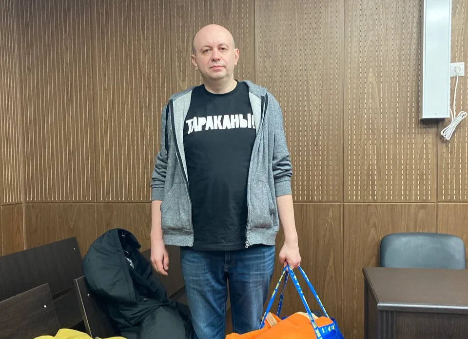 Сергей Смирнов после суда. Фото: Егор Сковорода/Медиазона