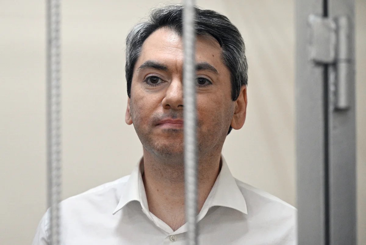 Григорий Мельконьянц в суде, Москва, 12 июля 2024 года. Фото: Евгений Разумный / Коммерсантъ / Sipa USA / Vida Press
