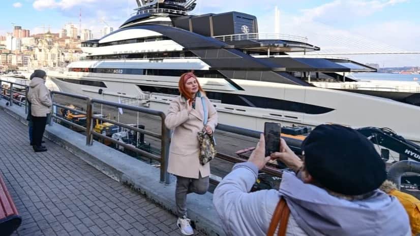 Nord, superyacht owned by Alexey Mordashov. Photo: social media