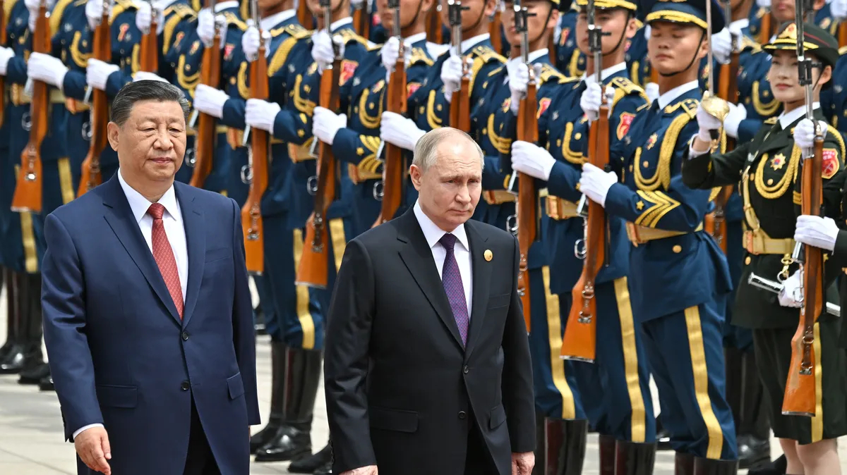 Putin meets Xi Jinping in Beijing as two-day state visit to China begins