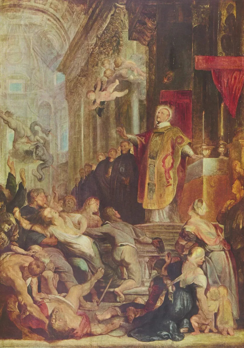 Питер Пауль Рубенс, «Чудеса св. Игнатия Лойолы». 1620—1621. Музей истории искусства, Вена. Фото: Wikimedia Commons